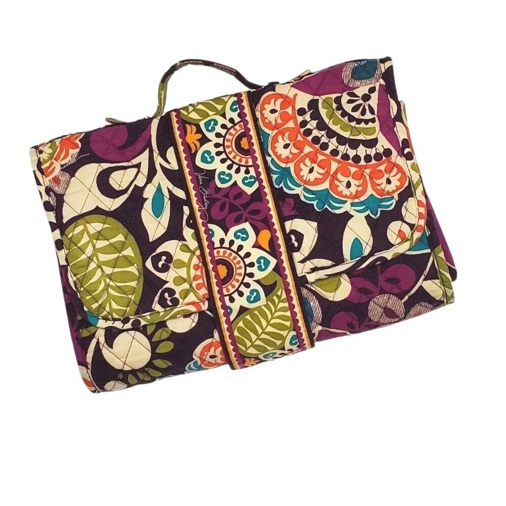 Vera Bradley Changing Pad Clutch Plum Crazy Baby Diaper Mat (retired)